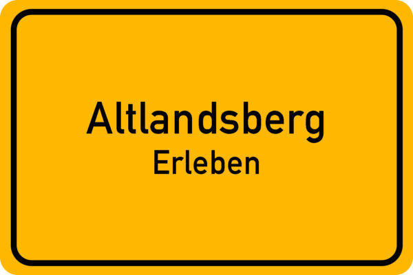 Rohrmed Rohrreinigung Berlin Ortsschild Altlandsberg