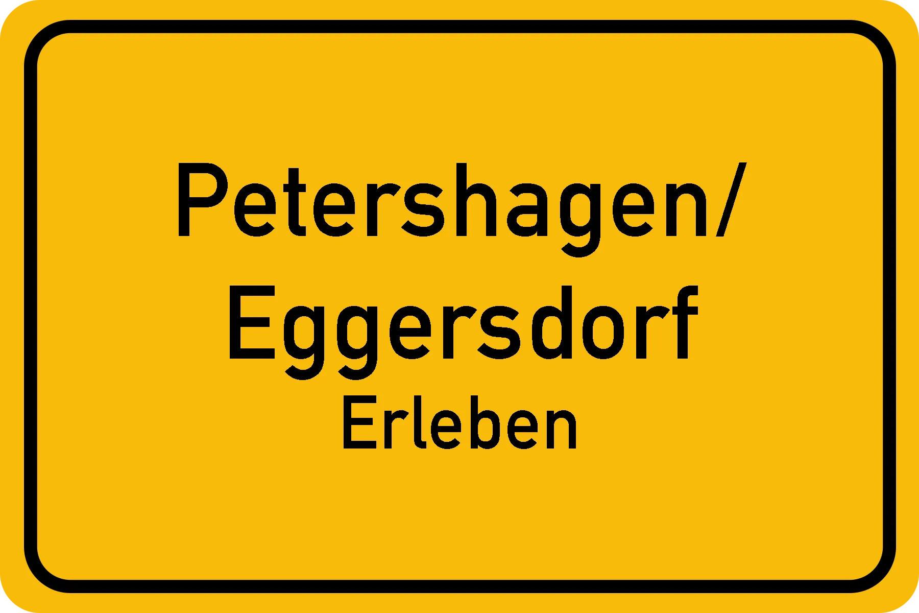 Rohrmed Rohrreinigung Berlin Ortsschild Petershagen/Eggersdorf